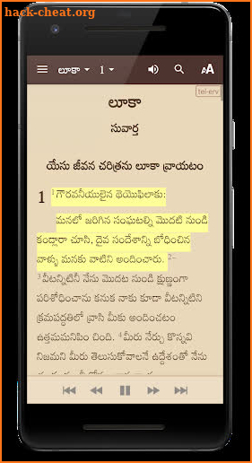 Telugu Audio Bible (తెలుగు ఆడియో బైబిల్) screenshot