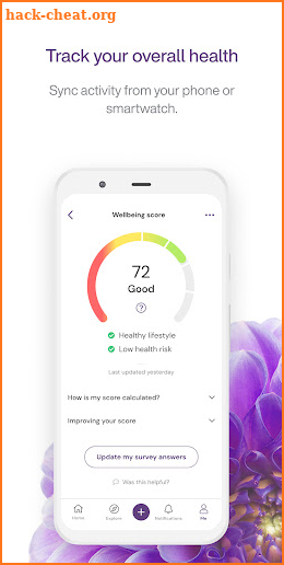 TELUS Health Wellbeing screenshot