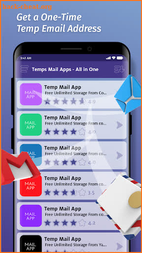 Temp Emails All in one- Temporary Disposable Mails screenshot