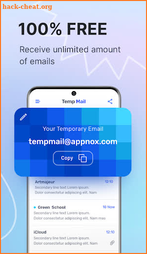 Temp Mail - Free Temporary Disposable Fake Inbox screenshot