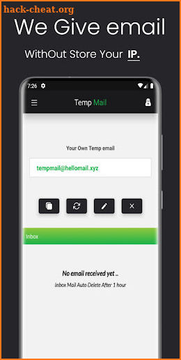 Temp Mail - Free Temporary mail Disposable Inbox screenshot