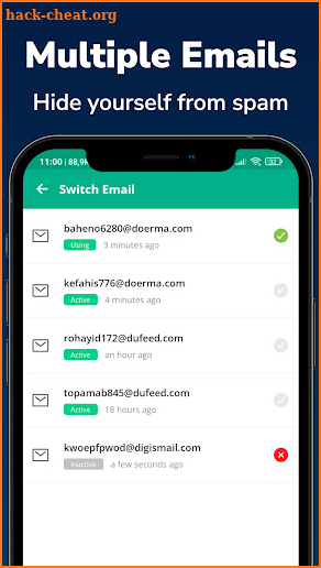 Temp Mail Pro - Multiple Email screenshot