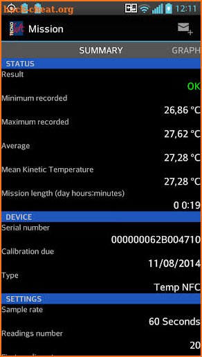 Temp NFC Pro screenshot