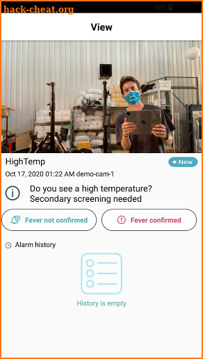 Temperature Alerts screenshot