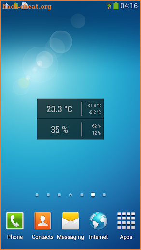 Temperature / Humidity Widget screenshot