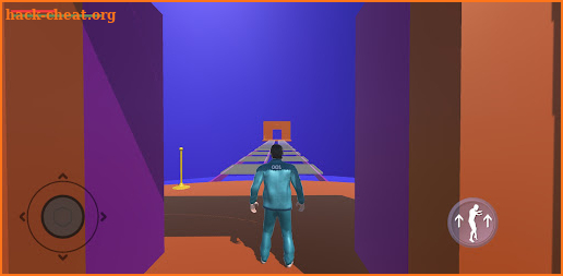 Tempered Glass Floor Runner Squid Game 3D screenshot