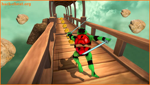 Temple Escape Ninja Turtle Run 3D screenshot