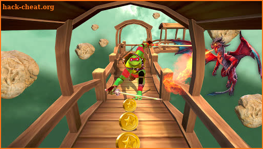 Temple Escape Ninja Turtle Run 3D screenshot