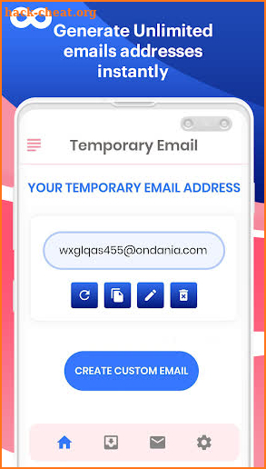 Temporary Email Generator screenshot