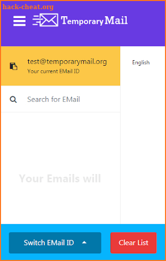 Temporary Mail - Temporary Email screenshot