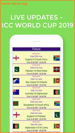 Ten Sports HD Info – Live  Cricket World Cup  info screenshot