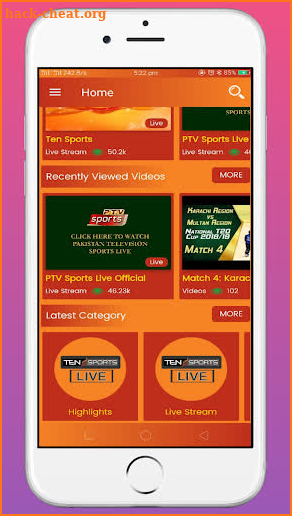 Ten Sports - PTV Sports Live screenshot