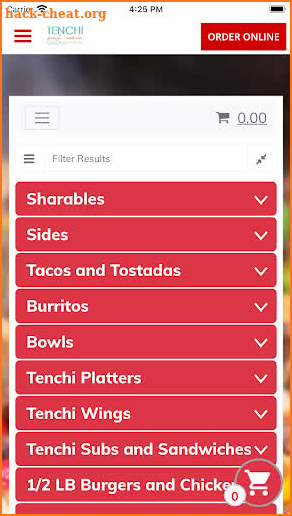 Tenchi Spanish American Kitchen screenshot