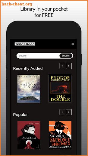TendeRead - Read books online for free screenshot