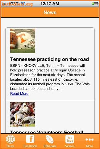 Tennessee Football screenshot