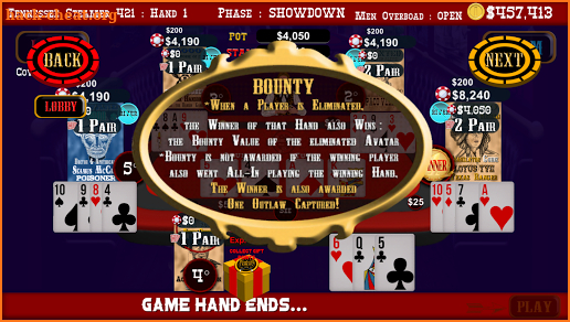 TENNESSEE HOLD 'EM - Skill Poker Tournaments screenshot