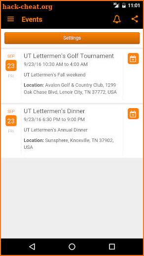 Tennessee Lettermen T-Club screenshot