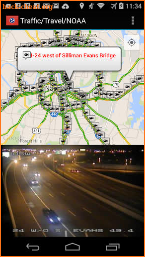 Tennessee Traffic Cameras Pro screenshot