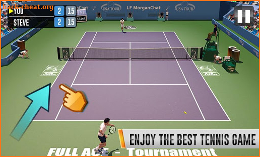 Tennis League 3D screenshot