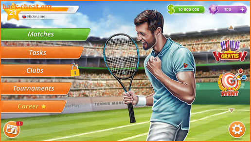Tennis Mania Mobile screenshot