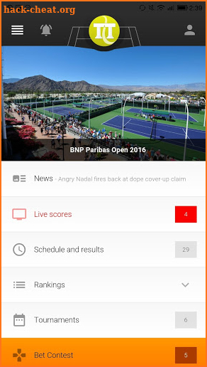 Tennis Temple - Live Scores screenshot