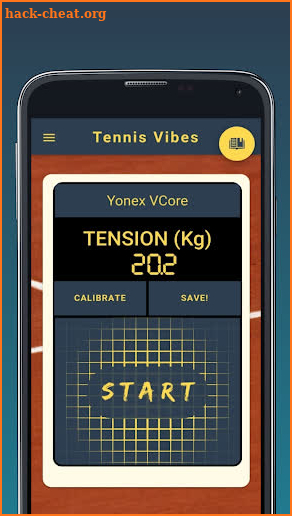 Tennis Vibes - Measure your Racket string tension screenshot