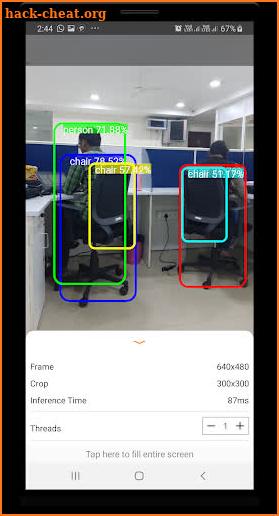 Tensorflow Lite Object Detection Demo App 2019 screenshot