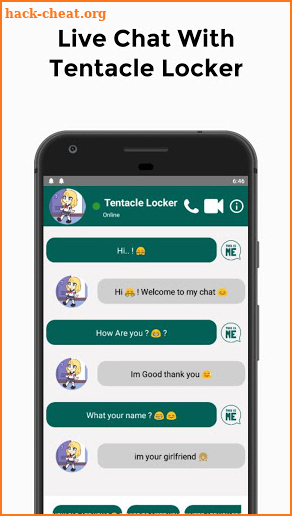 Tentacle Locker call and chat School game Clue 📞 screenshot