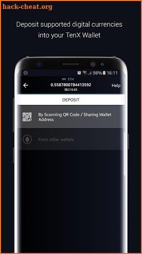 TenX - Virtual Currency Wallet & Travel Debit Card screenshot