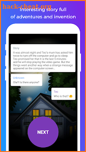 Teo. Chat Story for KIds screenshot