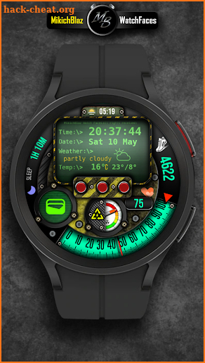 Terminal Watch Face MB406 screenshot