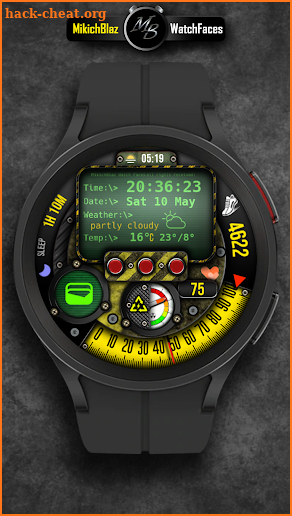 Terminal Watch Face MB406 screenshot