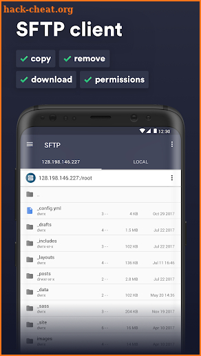 Termius - SSH/SFTP and Telnet client screenshot