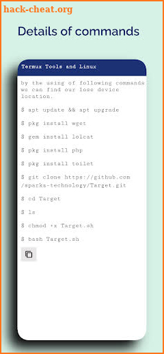Termux Hacking - Linux Command screenshot