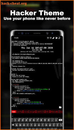 Termux Launcher - Aris Hacker Theme screenshot