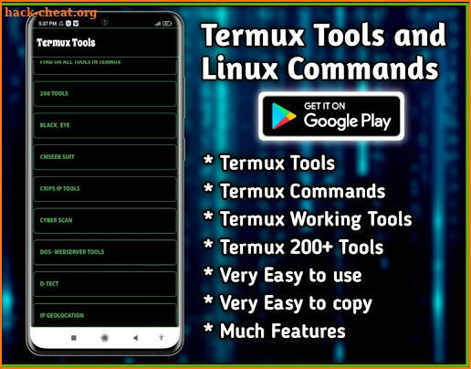 Termux Tools and Linux Command screenshot