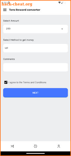 Tero Reward Converter screenshot