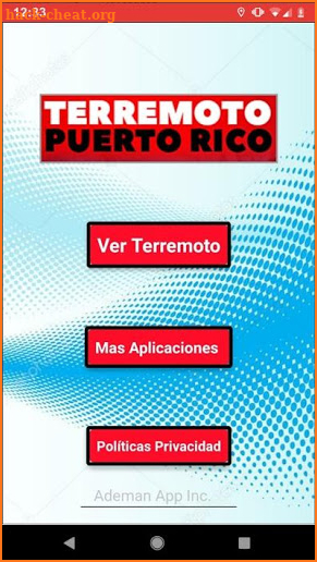 Terremotos Puerto Rico en Tiempo Real Alertas screenshot