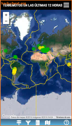 Terremotos y placas tectónicas screenshot