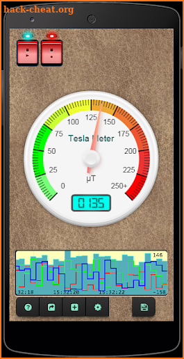 Tesla Magnetic Field Recorder screenshot