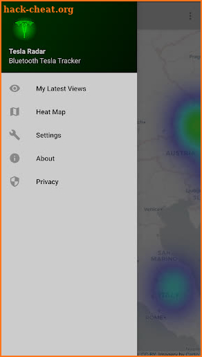 Tesla Radar screenshot