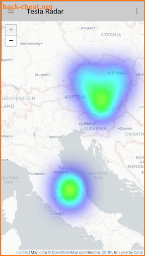 Tesla Radar screenshot