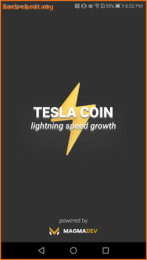 TeslaCoin screenshot