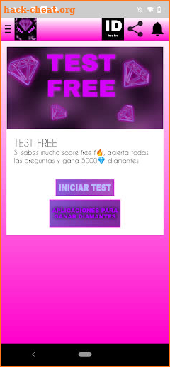 Test Free - GANA DIAMANTES screenshot
