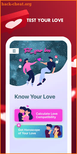 Test your love screenshot