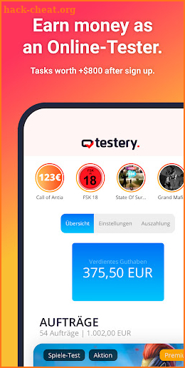 testery - earn money screenshot