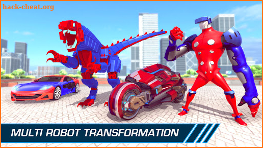 Tetra Robot Transform: Robot Shooting Game screenshot