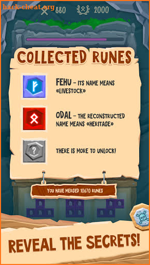 TetraMerge - Rune Puzzle Brick Game screenshot