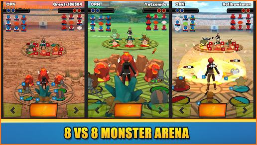 Tetramon Duel Master EX : Monster Battle Strategy screenshot