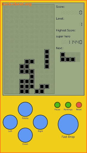 Tetris screenshot